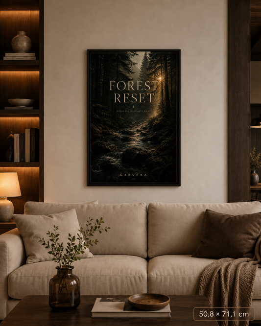 Forest Reset - Framed Poster