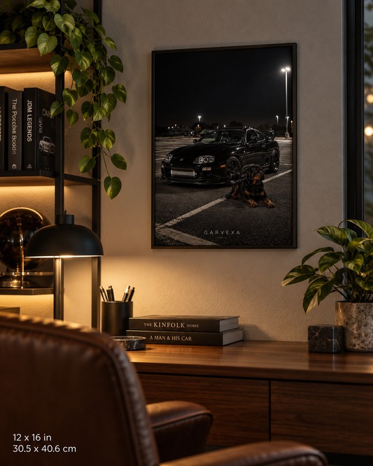 Black Supra - Framed Poster